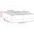 Bed Frame without Mattress Black Double Velvet