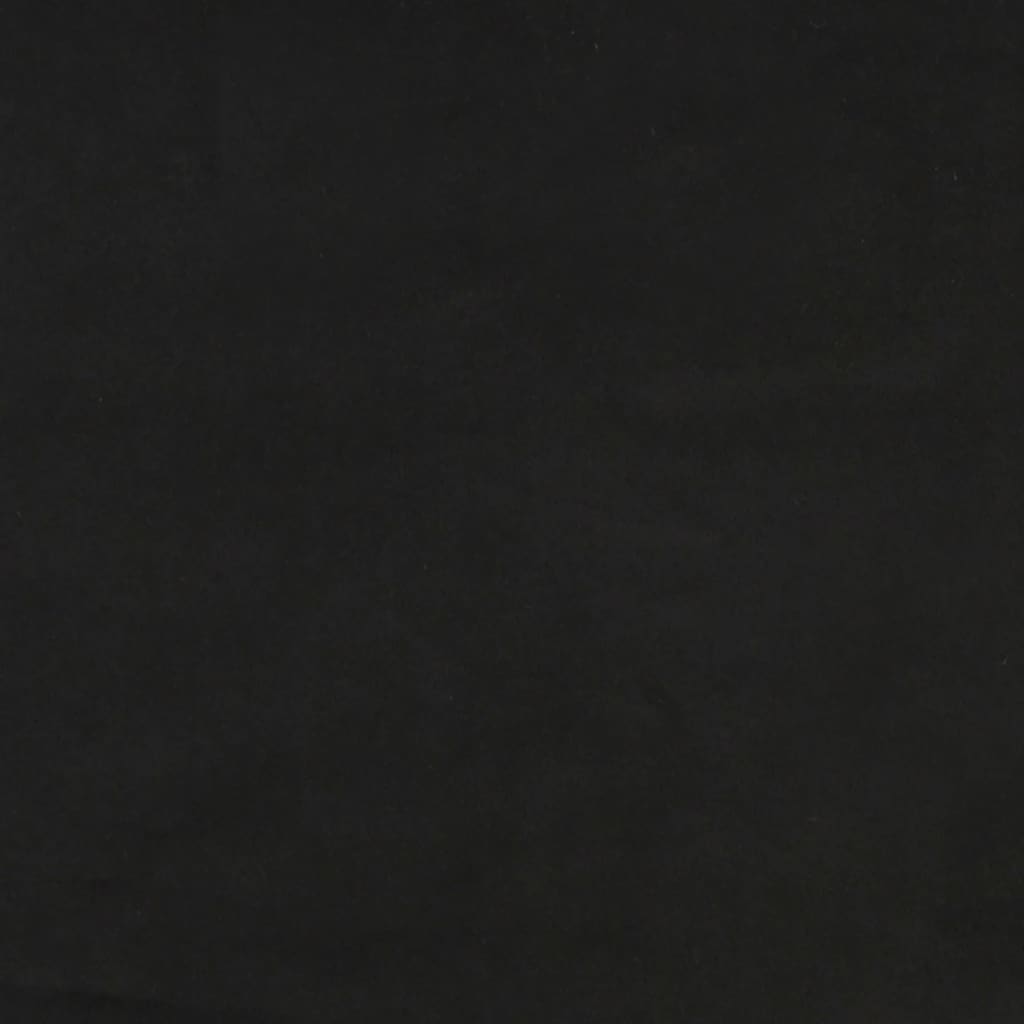 Headboard Black 80x5x118/128 cm Velvet
