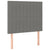 Headboards 2 pcs Dark Grey 80 cm Fabric