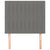 Headboards 2 pcs Dark Grey 80 cm Fabric