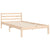 Bed Frame without Mattress 90x190 cm Solid Wood