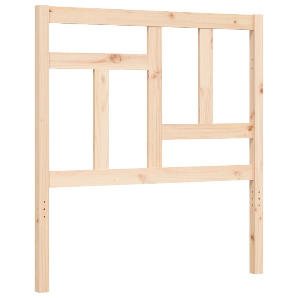 Bed Frame without Mattress 90x190 cm Solid Wood