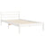 Bed Frame without Mattress White 90x190 cm Solid Wood