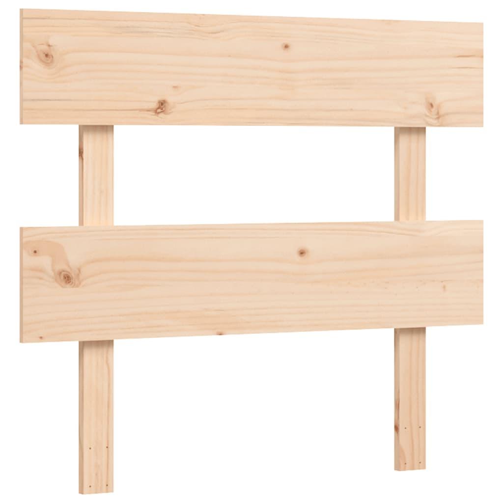 Bed Frame without Mattress 90x190 cm Solid Wood