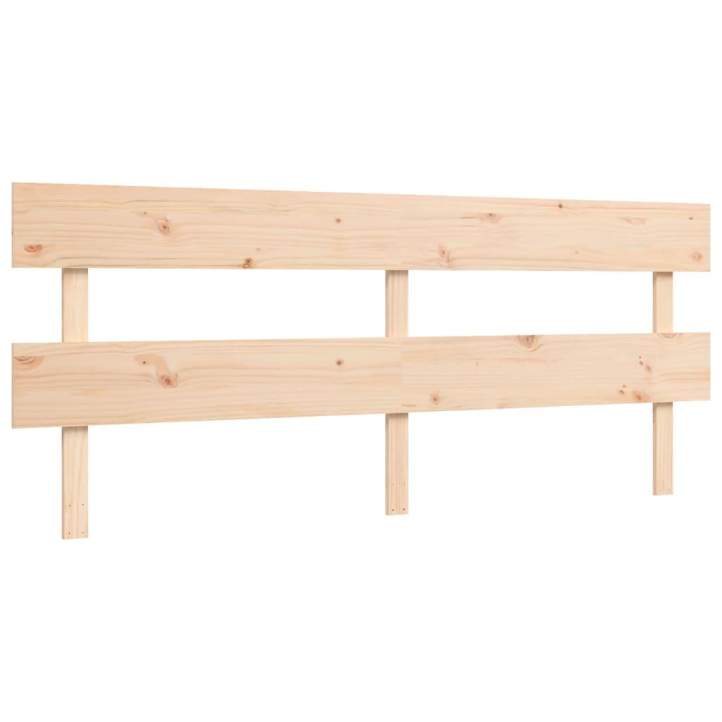 Bed Frame without Mattress 183x203 cm King Solid Wood