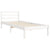 Bed Frame without Mattress White 90x190 cm Solid Wood