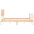 Bed Frame without Mattress 150x200 cm Solid Wood