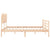 Bed Frame without Mattress 183x203 cm King Solid Wood