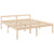 Senior Bed without Mattress 183x203 cm King Solid Wood