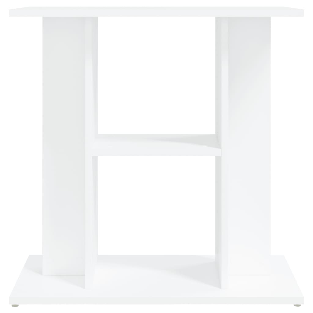 Aquarium Stand White 60x30x60 cm Engineered Wood