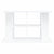 Aquarium Stand White 100x40x60 cm Engineered Wood