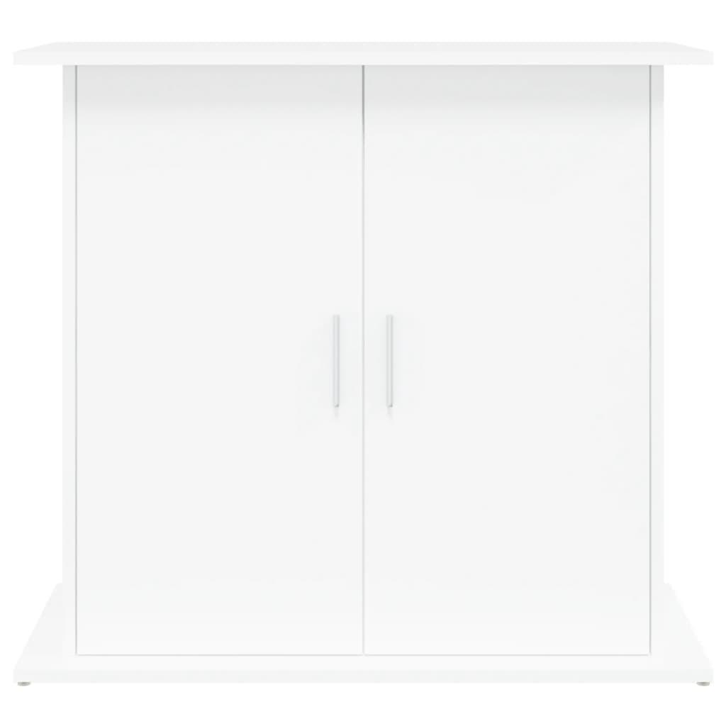 Aquarium Stand White 81x36x73 cm Engineered Wood