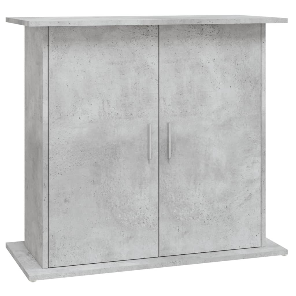 Aquarium Stand Concrete Grey 81x36x73 cm Engineered Wood