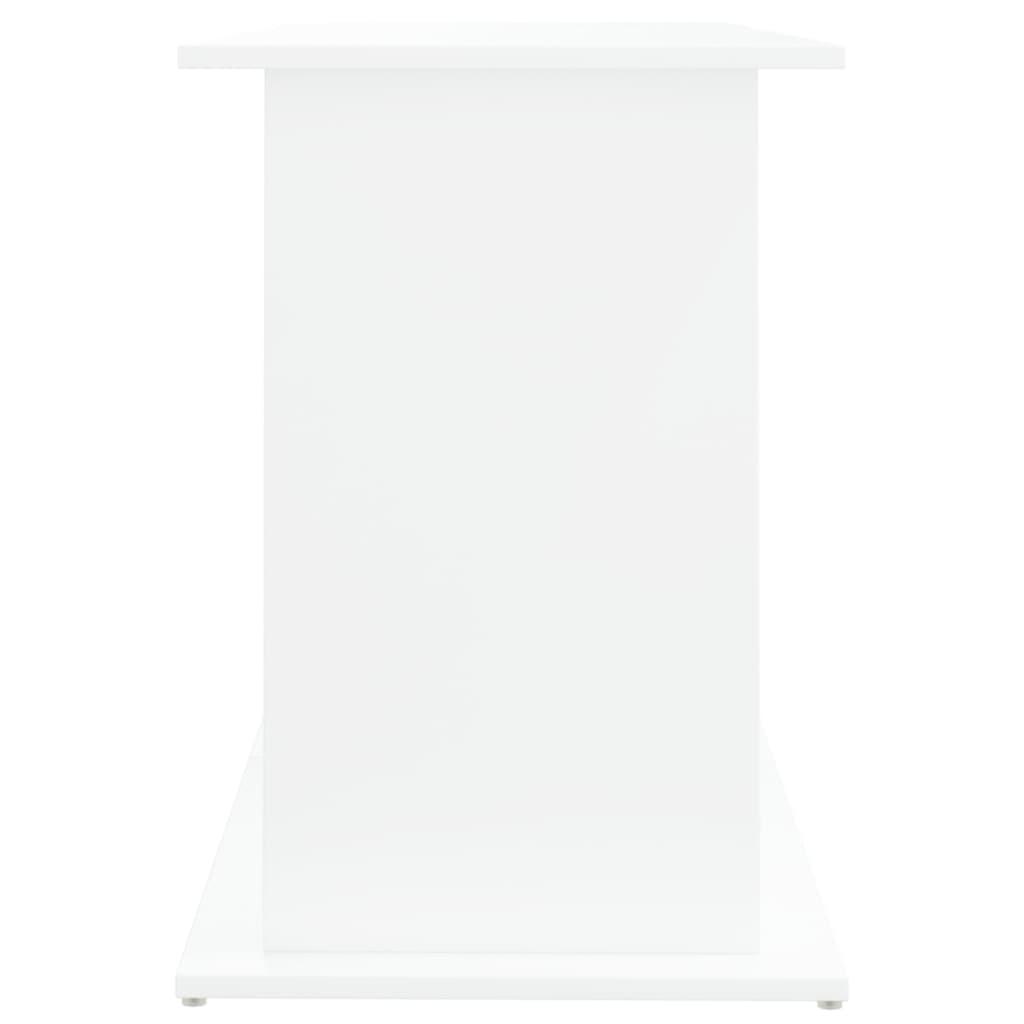 Aquarium Stand White 121x41x58 cm Engineered Wood