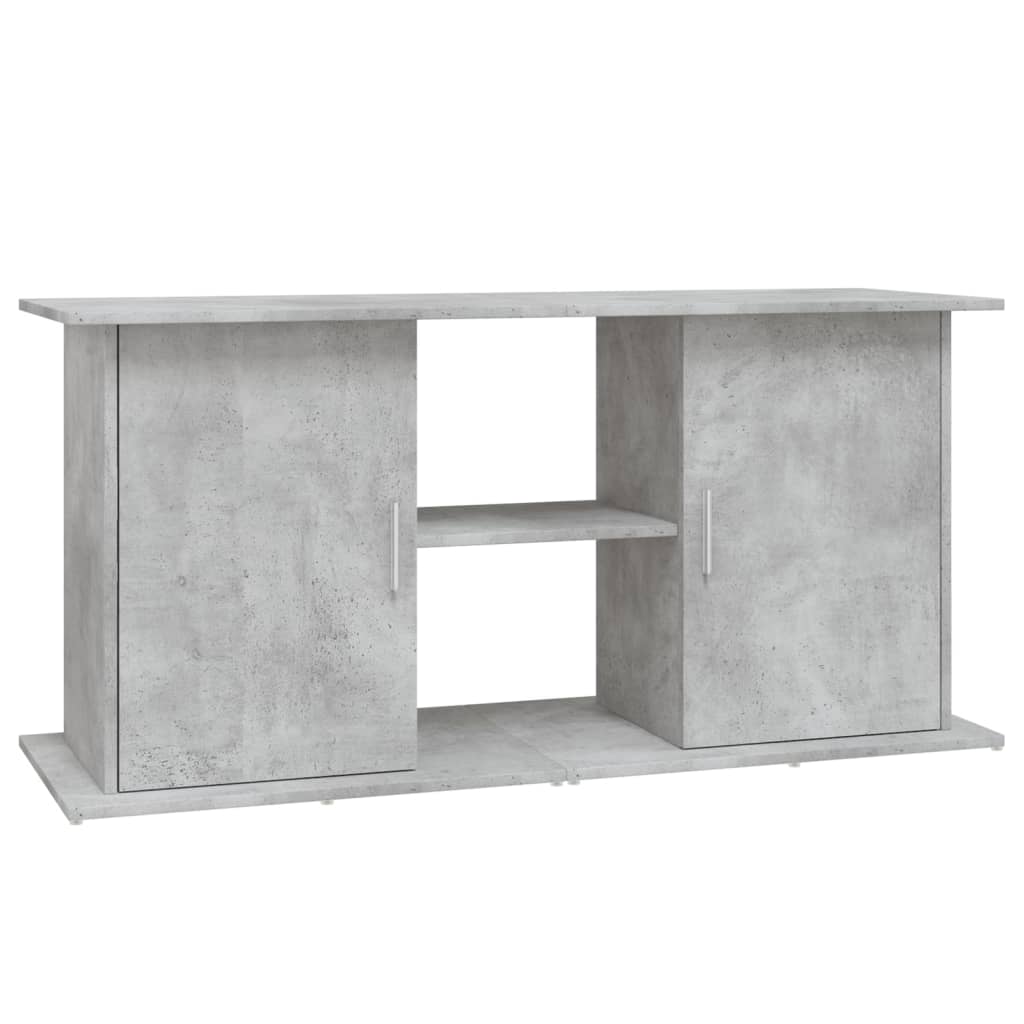 Aquarium Stand Concrete Grey 121x41x58 cm Engineered Wood