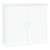 Aquarium Stand White 81x36x73 cm Engineered Wood