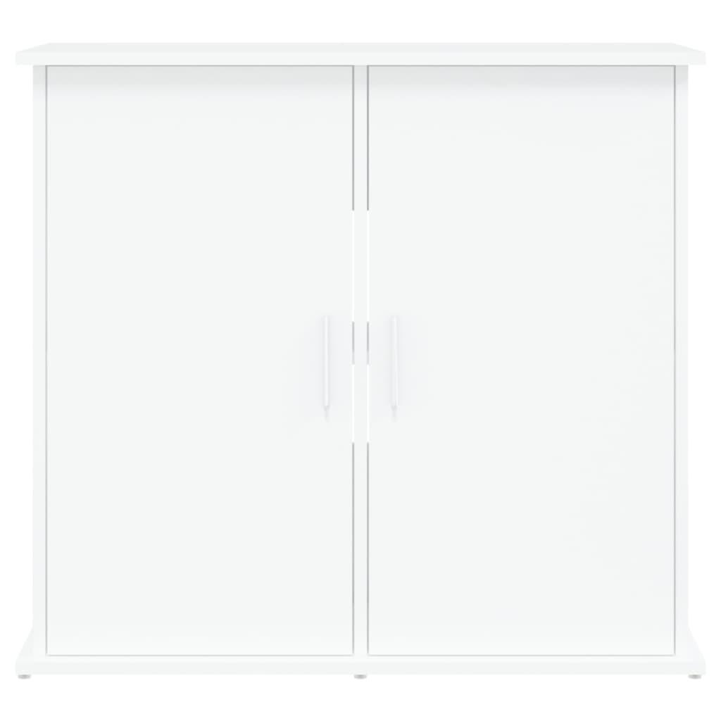 Aquarium Stand White 81x36x73 cm Engineered Wood