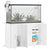 Aquarium Stand White 101x41x58 cm Engineered Wood
