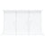 Aquarium Stand White 101x41x58 cm Engineered Wood