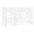 Aquarium Stand White 101x41x58 cm Engineered Wood