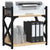 Printer Stand 2-Tier Sonoma Oak 40x20x40 cm Engineered Wood