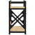 Printer Stand 2-Tier Sonoma Oak 40x20x40 cm Engineered Wood