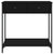 Console Table Black 75x34.5x75 cm Engineered Wood