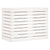 Laundry Basket White 88.5x44x66 cm Solid Wood Pine