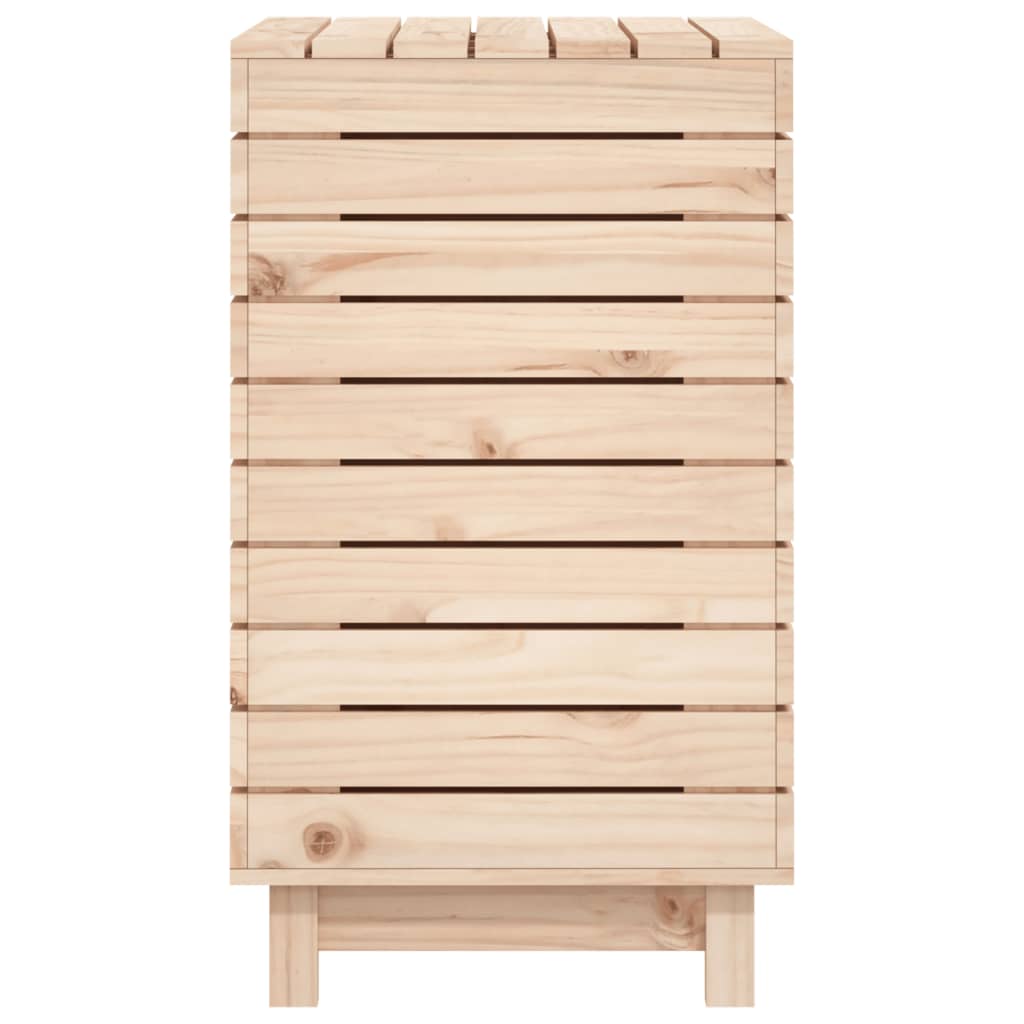 Laundry Basket 88.5x44x76 cm Solid Wood Pine