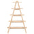 5-Tier Shelf A-shape 110x40x180.5 cm Solid Wood Pine