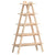 5-Tier Shelf A-shape 110x40x180.5 cm Solid Wood Pine