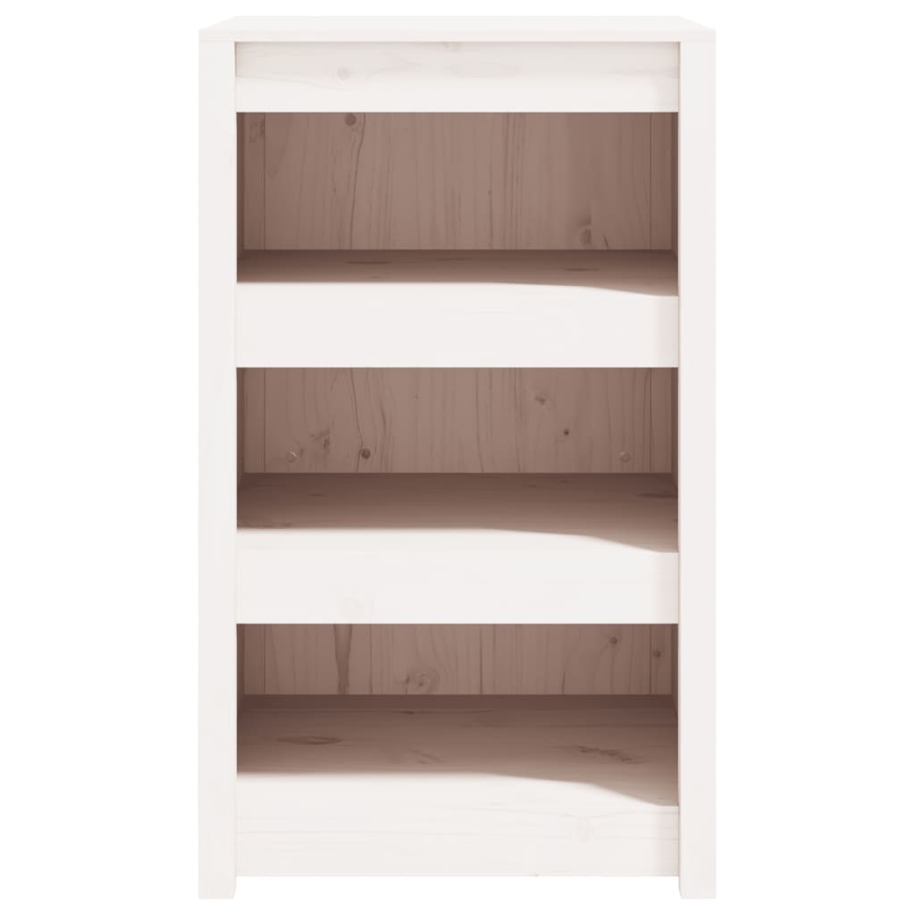 Outdoor Kitchen Cabinet White 55x55x92 cm Solid Wood Pine