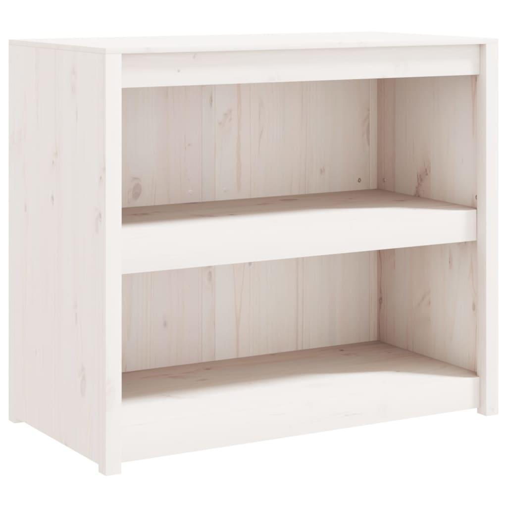 Outdoor Kitchen Cabinet MEPPEL White 106x55x92 cm Solid Wood Pine
