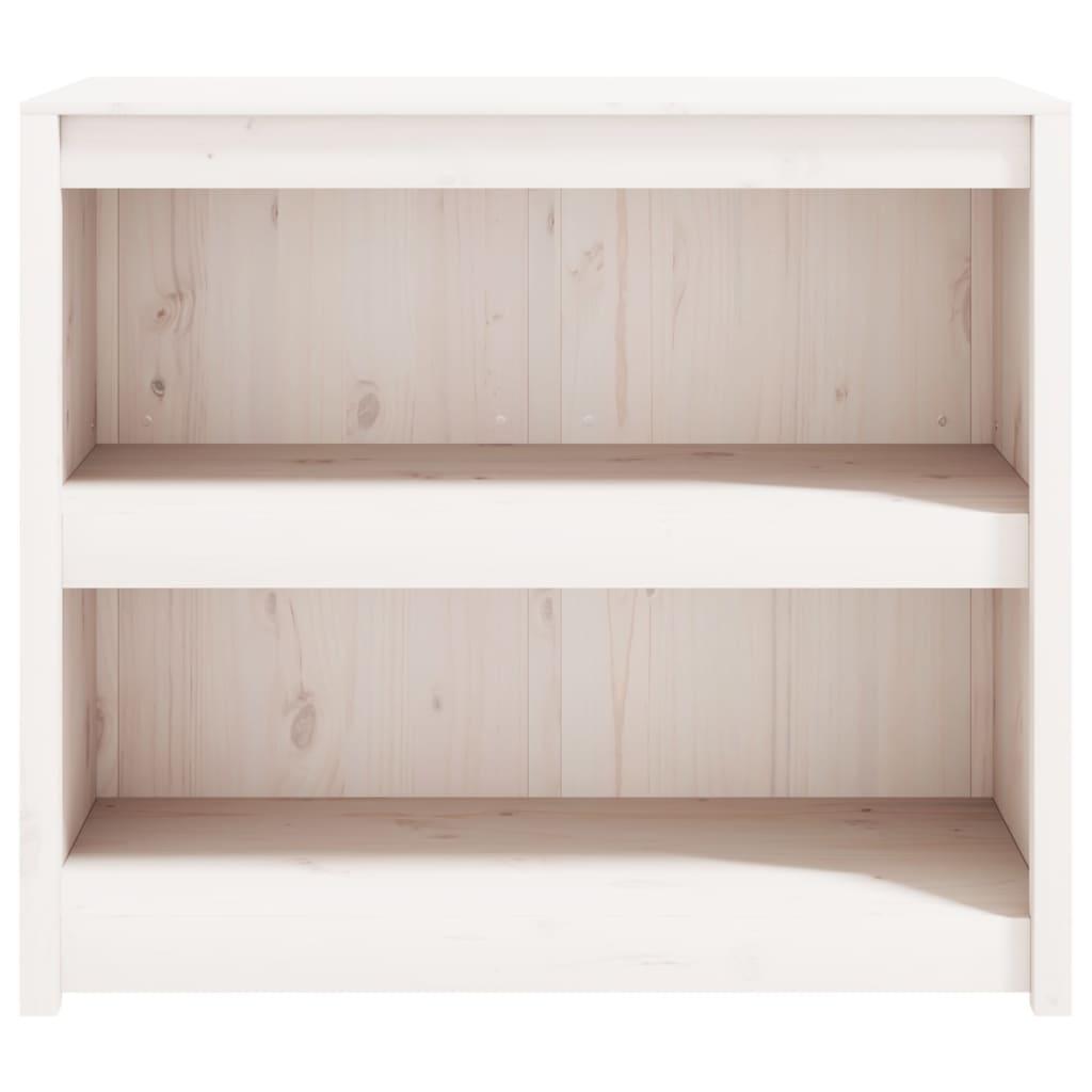 Outdoor Kitchen Cabinet MEPPEL White 106x55x92 cm Solid Wood Pine