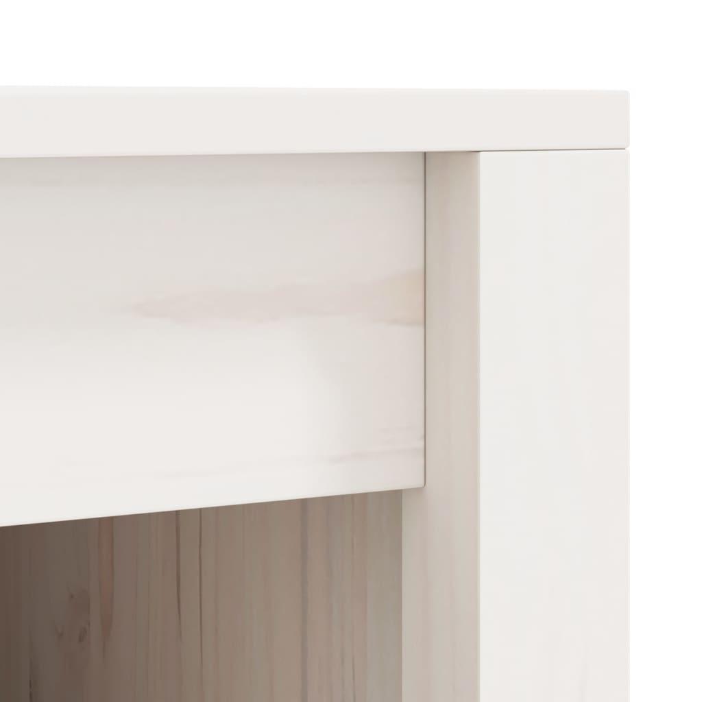 Outdoor Kitchen Cabinet MEPPEL White 106x55x92 cm Solid Wood Pine