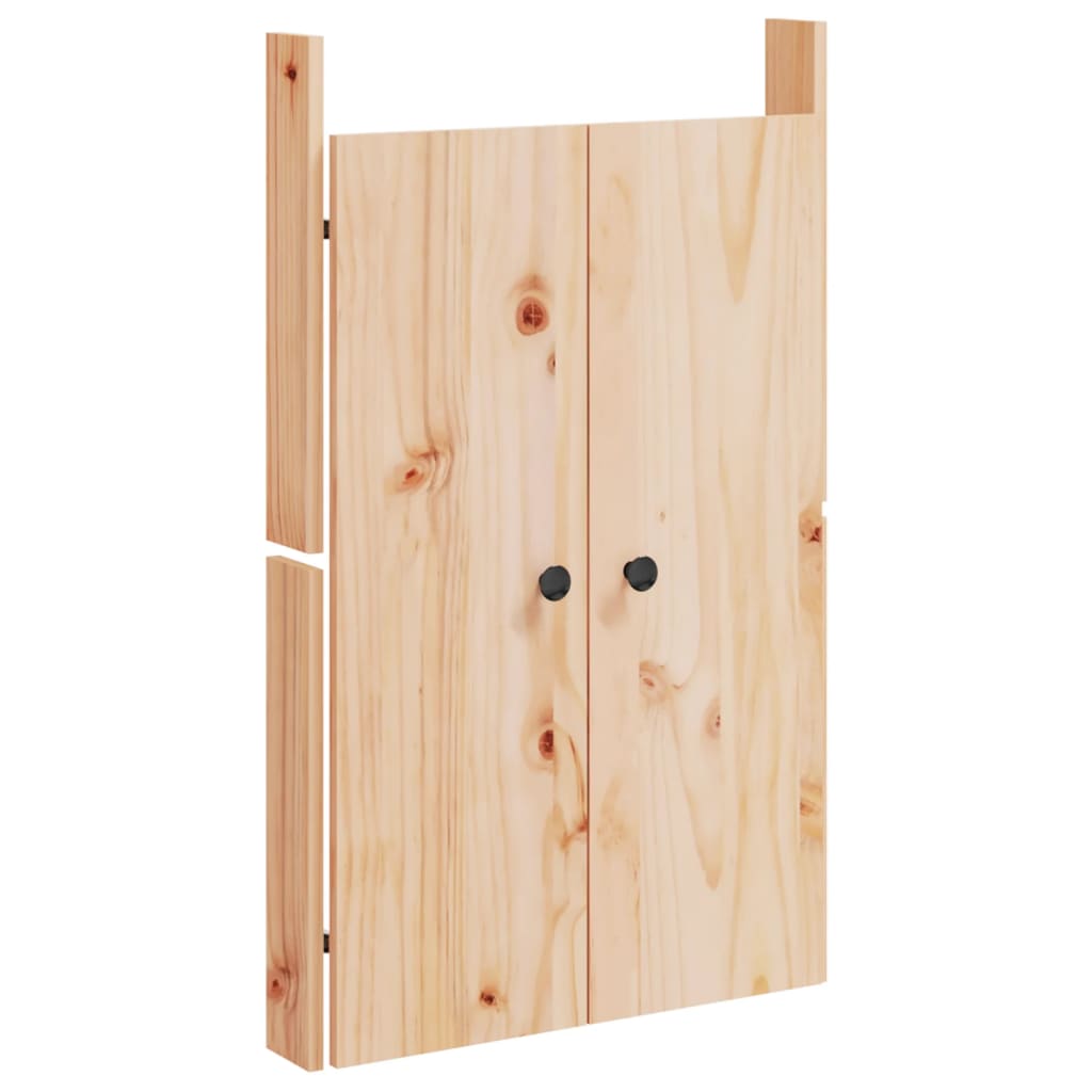 Outdoor Kitchen Doors MEPPEL 2 pcs 50x9x82 cm Solid Wood Pine