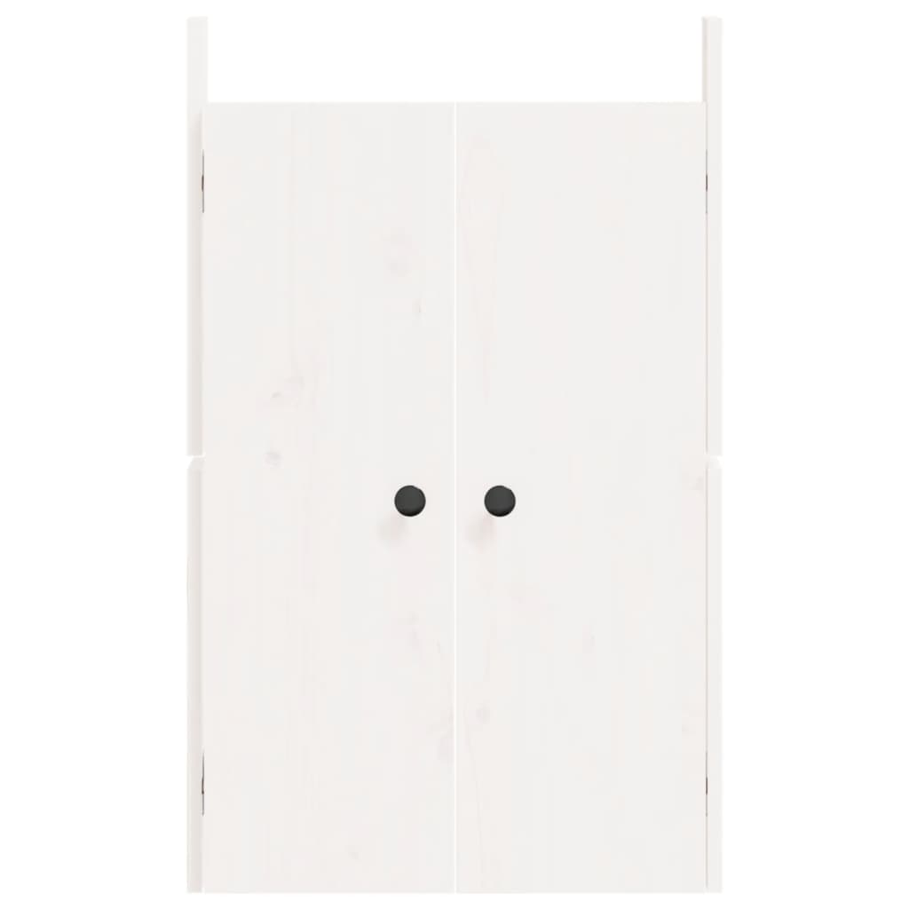 Outdoor Kitchen Doors White 50x9x82 cm Solid Wood Pine