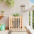 Garden Planter with Fence Design 70x70x70 cm Solid Wood Pine