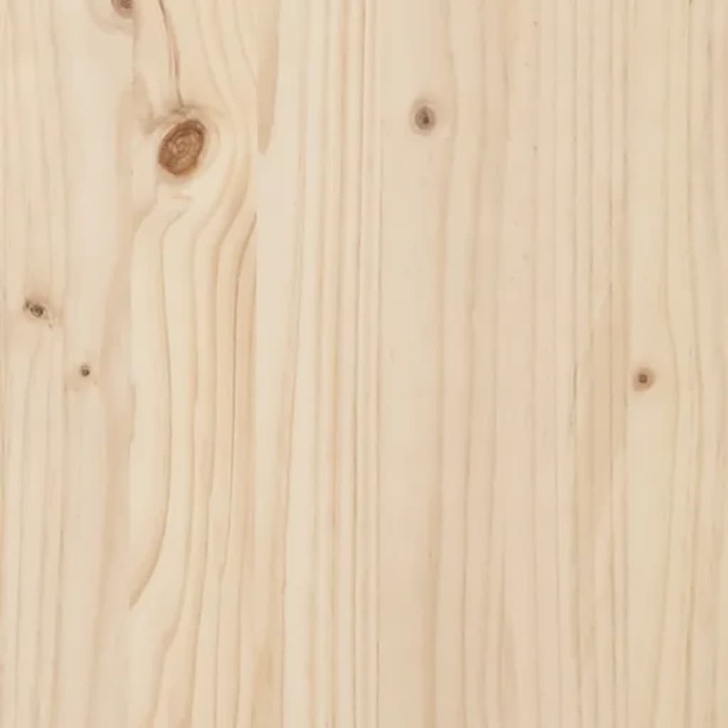 Garden Raised Bed with Fence Design 100x50x50 cm Solid Wood Pine