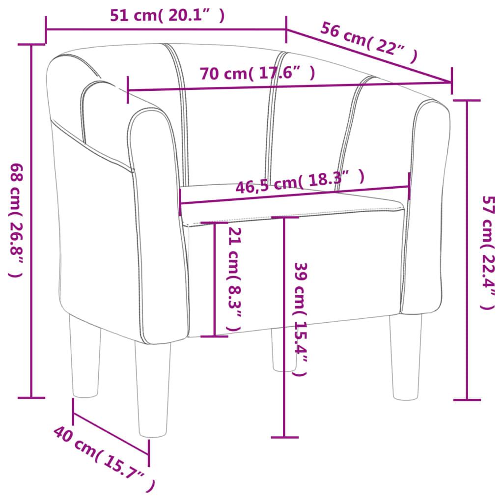 Tub Chair Black Velvet