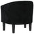 Tub Chair Black Velvet