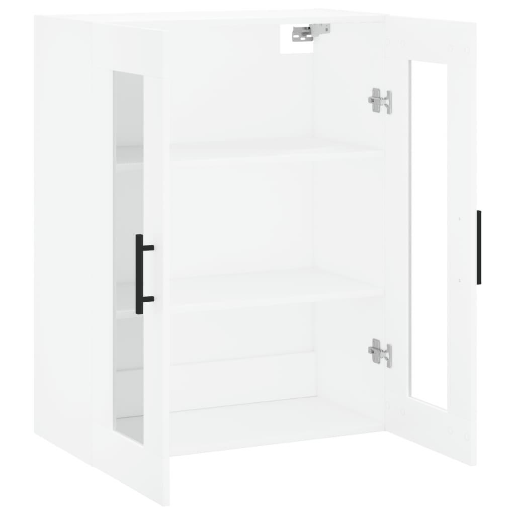 Wall Mounted Cabinet White 69.5x34x90 cm