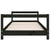 Kids Bed Frame Black 90x190 cm Solid Wood Pine