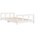 Kids Bed Frame White 90x190 cm Solid Wood Pine