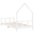 Kids Bed Frame White 92x187 cm Single Solid Wood Pine