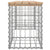 Garden Bench Gabion Design 103x31x42 cm Solid Wood Pine