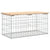 Garden Bench Gabion Design 83x44x42 cm Solid Wood Pine