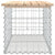 Garden Bench Gabion Design 83x44x42 cm Solid Wood Pine