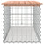 Garden Bench Gabion Design 103x44x42 cm Solid Wood Douglas