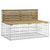 Garden Bench Gabion Design 103x70x65 cm Impregnated Wood Pine